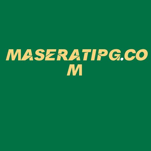 Logo da MASERATIPG